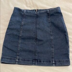 Free People Denim Mini Skirt